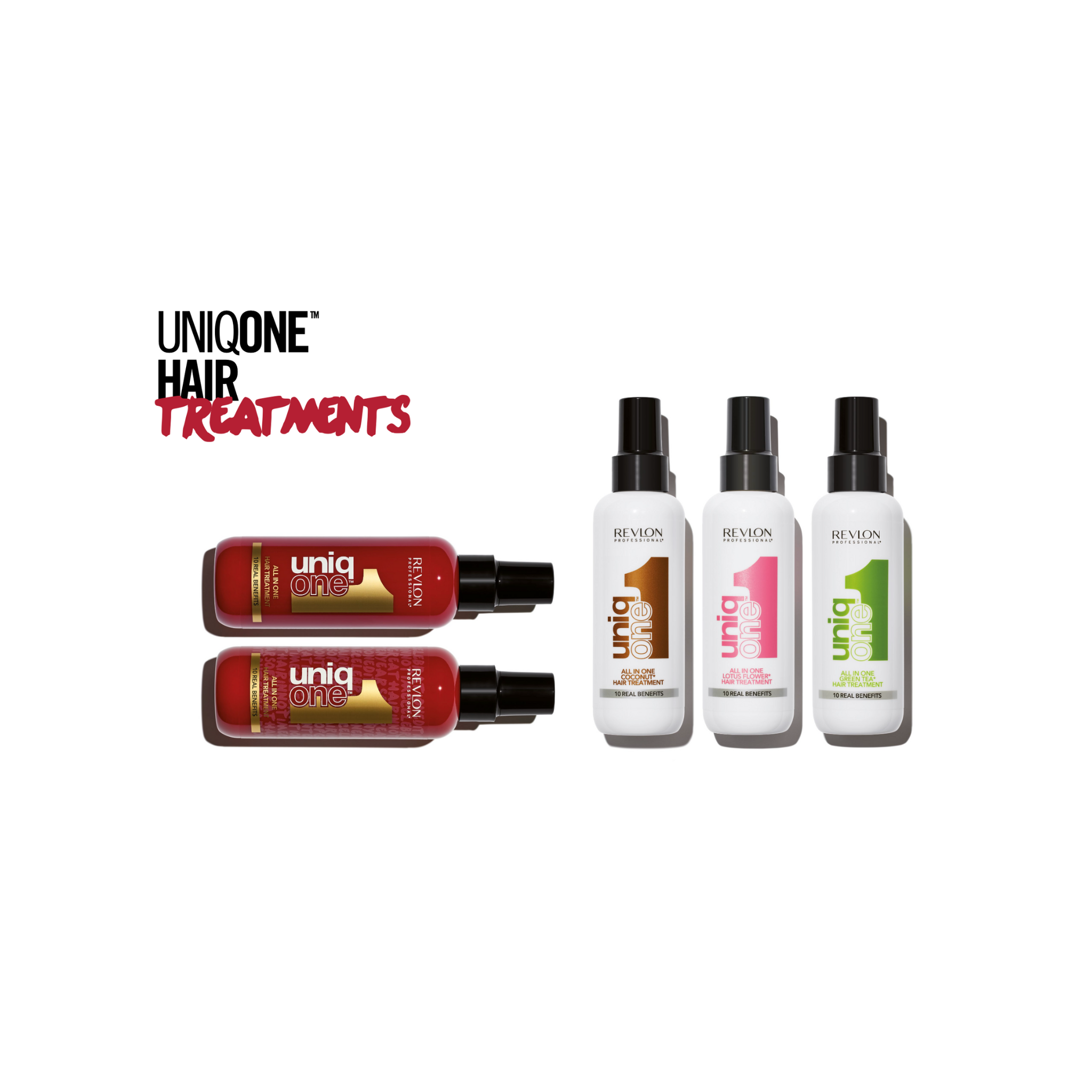 Revlon Professional UniqOne Classic, Trattamento per Capelli Senza Risciacquo (150ml), Fragranza Tè Verde
