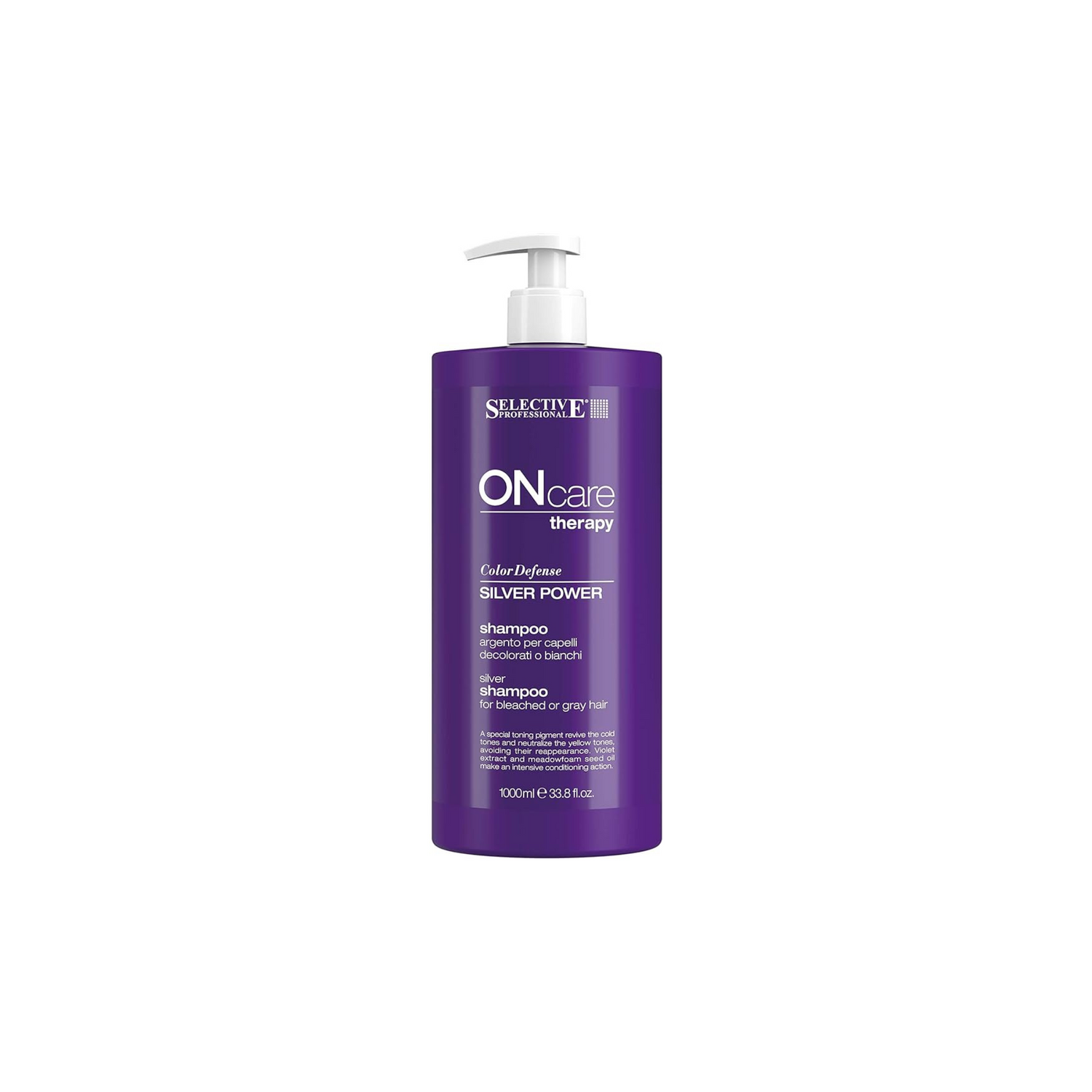 Selective On care Color Defense Silver Power Shampoo 1000ml