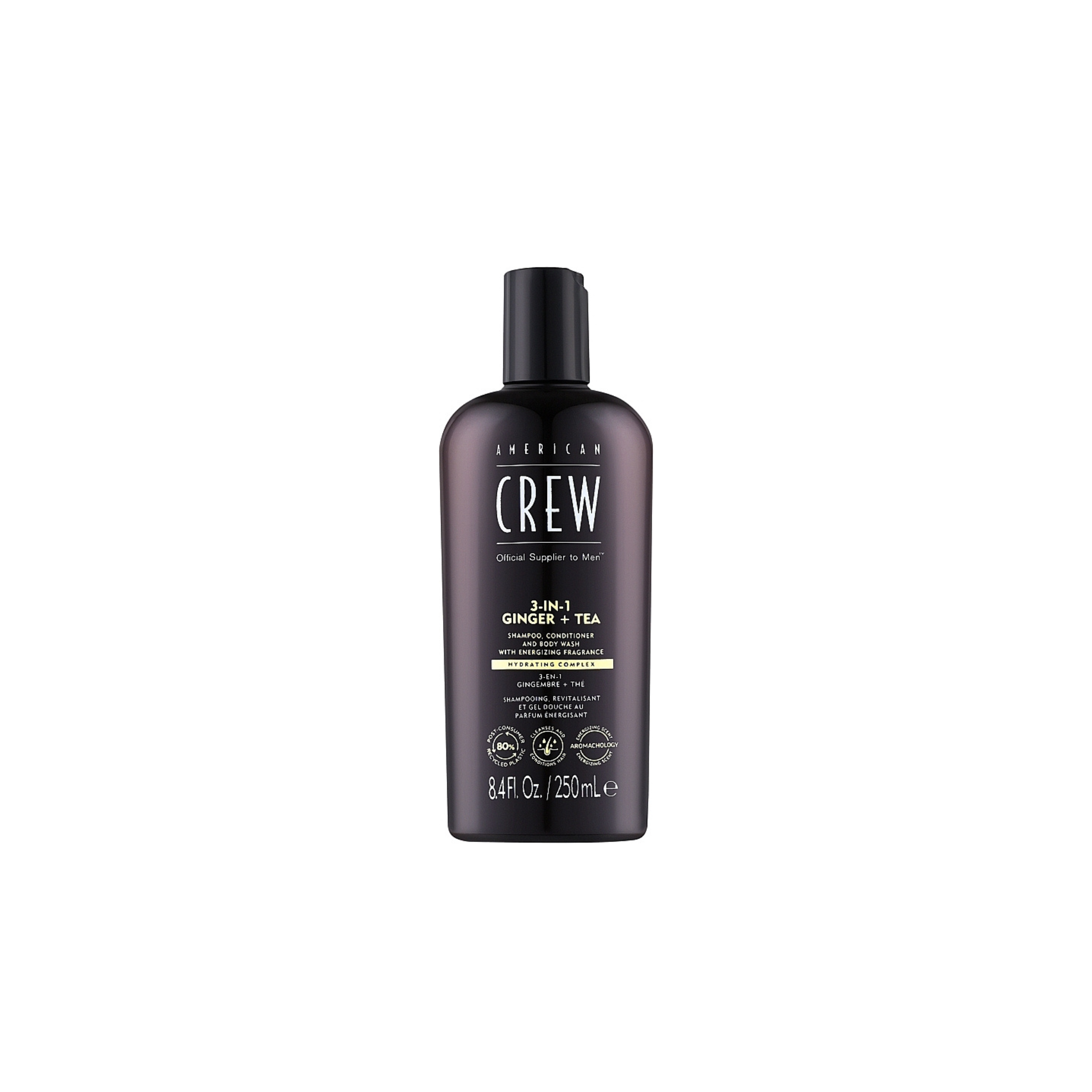 American Crew 3-IN-1 Ginger + Tea - Shampoo, Conditioner, Body Wash