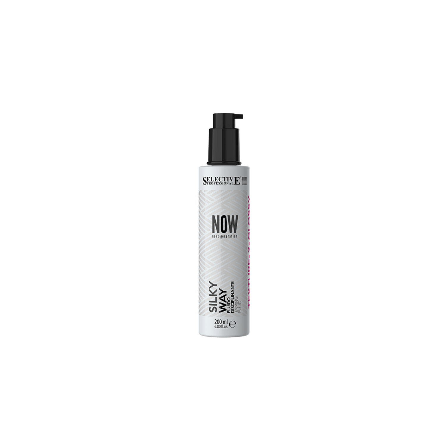 Selective Professional Now Texture Silky Way – Fluido Styling disciplinante lisciante anti-crespo 200ml