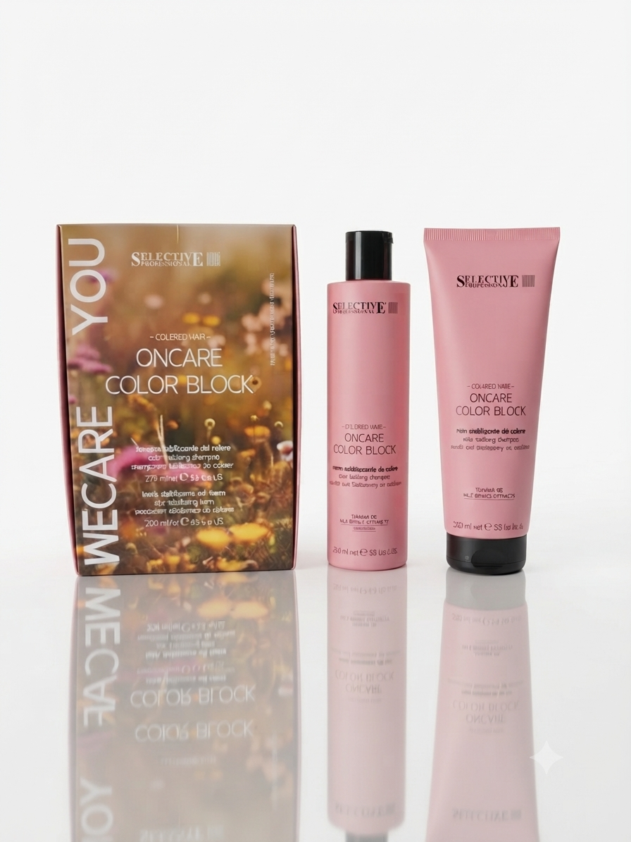 Kit Selective On Care Color Block Shampoo 275 ml +Balsamo Stabilizzante 250 ml